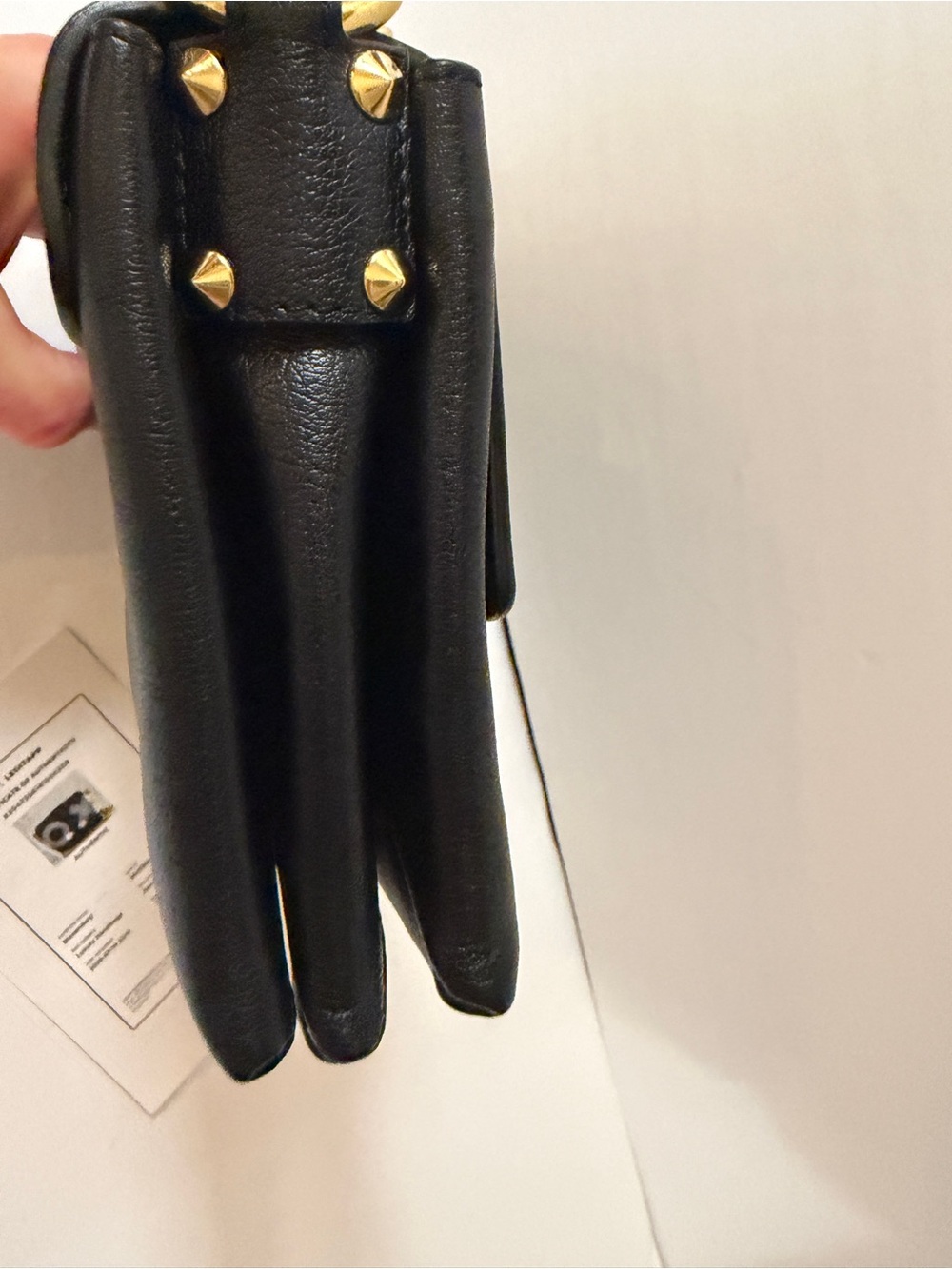 Authentic Black Leather Alexander McQueen Twin Chain Crossbody - Picture 5 of 15